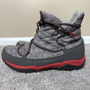 Columbia Womens Waterproof Omni-Heat 200 g Insulated Gray Snow Boots Size 8
